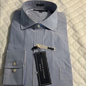 Tommy Hilfiger Indigo Pinstripe Shirt